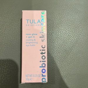 TULA skincare rose glow + get it cooling brightening eye balm